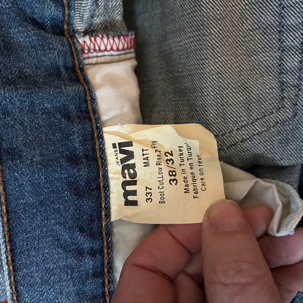 Mavi Men’s MATT Boot Cut, Low Rise Jeans 38 x 32 - Picture 3 of 6